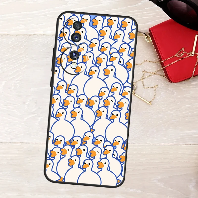 Cartoon Cute Goose Duck Phone Case Cover