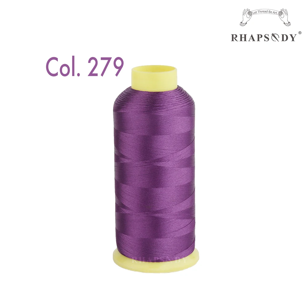 Rhapsodie neue Farben 5000 d2 40wt m Polyester Stick garn für Bruder/Sänger Maschine Haushalts nähen mit guter Qualität – Detail 14