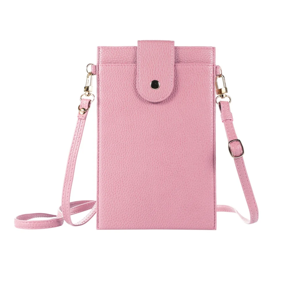 Women's Stylish PU Leather Crossbody Bag - Compact Shoulder Purse & Card Holder