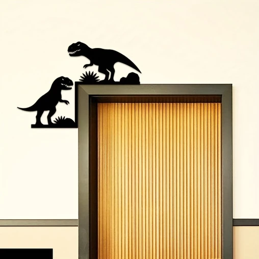 

crafts 1pc Animal Silhouette Decorative Wall Stickers Door Corner Decor Door Frame Corner Decor Art Wall decor wall hanging