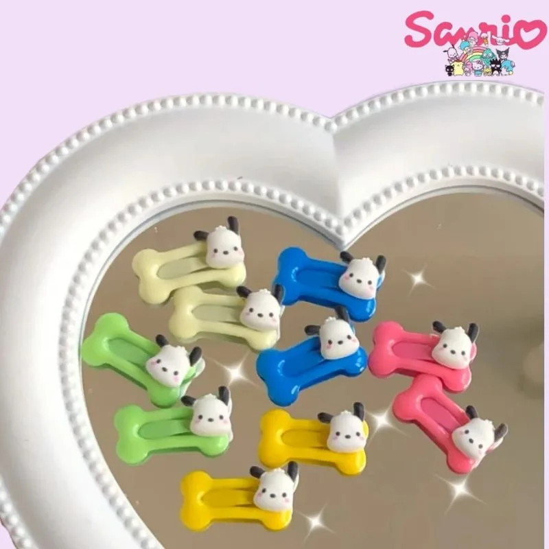 

Sanrio Cartoon hairpin BBchildren's hair clip Pochacco cute hair accessories bangs clip birthday present Free shipping