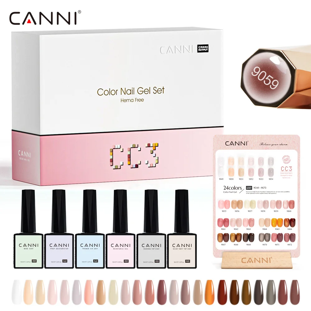 HEMA FREE Nail Gel Polish VIP Kit New Arrival Venalisa CANNI Full Coverage Nail Manicure Nail Salon Home Used Learner Set Gel 4