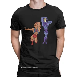 Masters Of The Universe Men's Tops T Shirts He-Man Awesome Tees Harajuku Round Neck T-Shirts Cotton Gift Clothing