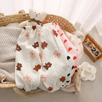 2023 Summer Children Casual Version Anti-mosquito Pants Boys Girls Nine Points Baby Children's Trousers Breathable Sports Pants 3