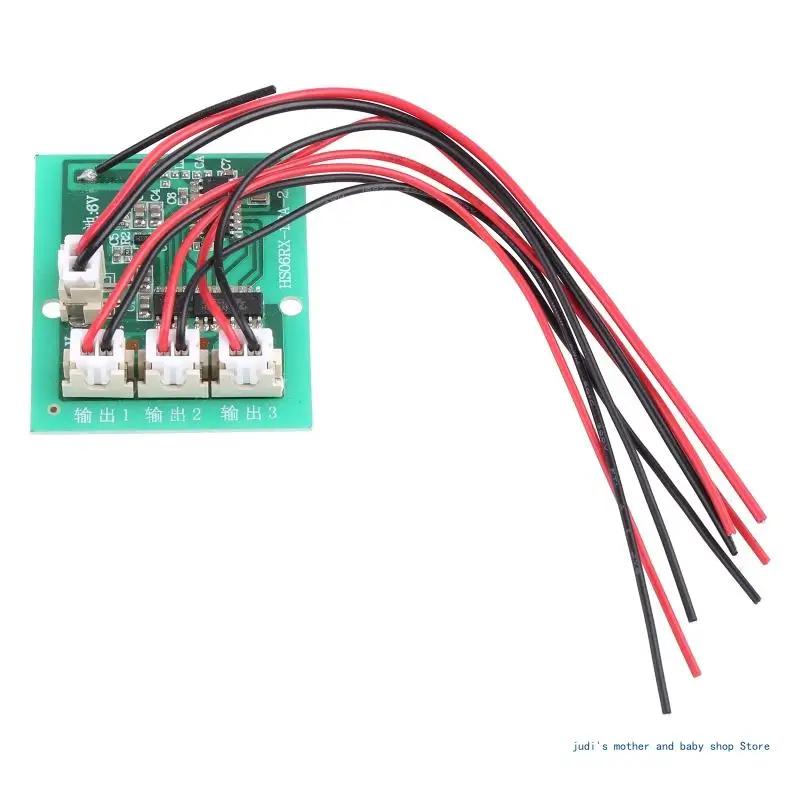 67JC Digital Control Transmitter Receiver Radio Transmission Handle 2.4G 6CH Anti-Jamming for DIY Remote Control Toy 5