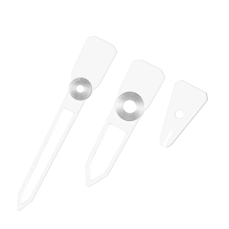 PATIKIL Kit Lancette Orologio 10 Set – Alluminio Nero/Oro – Per Meccanismi A08/A10 – Riparazioni Fai Da Te - 5