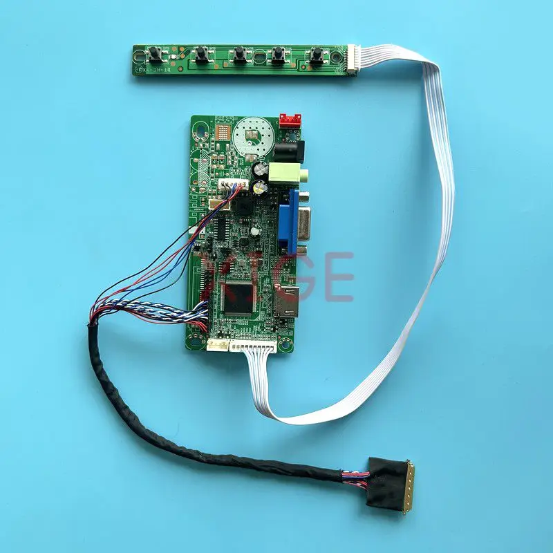

Плата контроллера для B156XTT01 N156B6 N156BGE, ЖК-экран, совместимая с HDMI, комплект «сделай сам», 1366*768, 40-контактный LVDS монитор для ноутбука 15,6 дюйма VGA