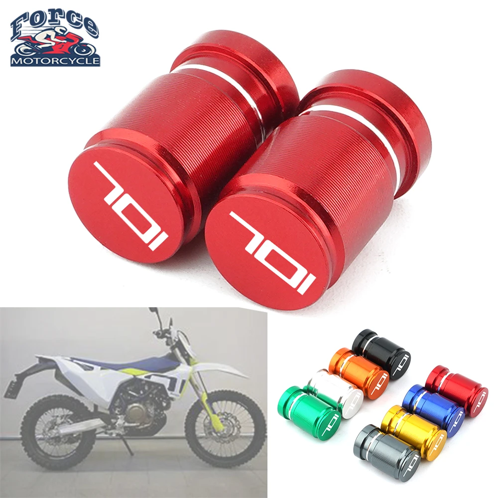 

With Logo Motorcycle Accessories Wheel Tire CNC Aluminum Valve Stem Caps Airtight Covers For Husqvarna 701 SUPERMOTO & ENDURO