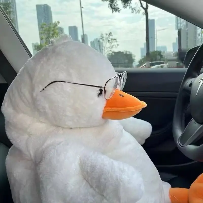 Stupid Duck Doll Soft Cute Plush Doll Sleepy Duck Sofa Pillow Lazy Girl Creative Gift 3