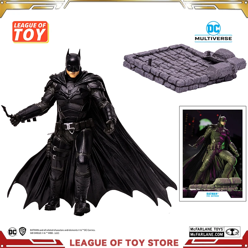 

McFarlane 12INCH New Bat Man Robert Pattinson Movies and TV Action Figure Model Toys Present