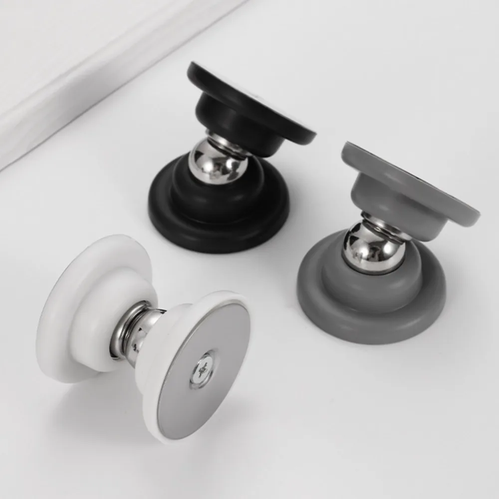 Magnetic Door Stopper Magnetic Door Suck Hotel Household Strong Magnetic Strong Mute Door Touch Silicone Anti-collision Stall Stopper 1 Pcs