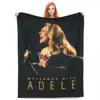 Multifunction Adele 2024 Album Tour Blanket Merch Bedding Decorative Cool Singer Throw Blanket Ultra-Soft Flannel for Car 1