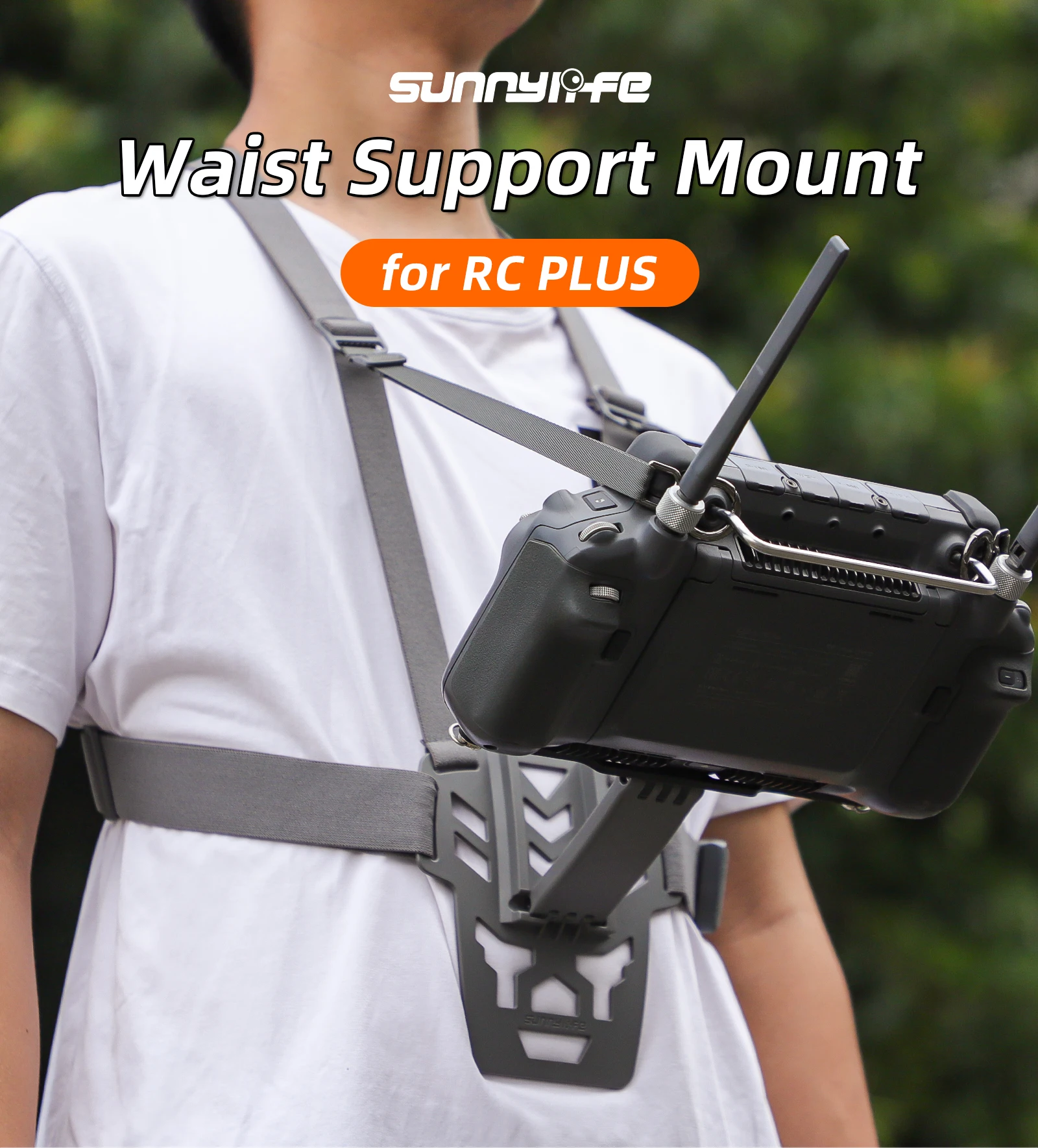 Für dji rc plus fernbedienung ständer für dji inspire3/matrice 30 fernbedienung bauchs tütze stehen zurück brustgurt – Detail 1
