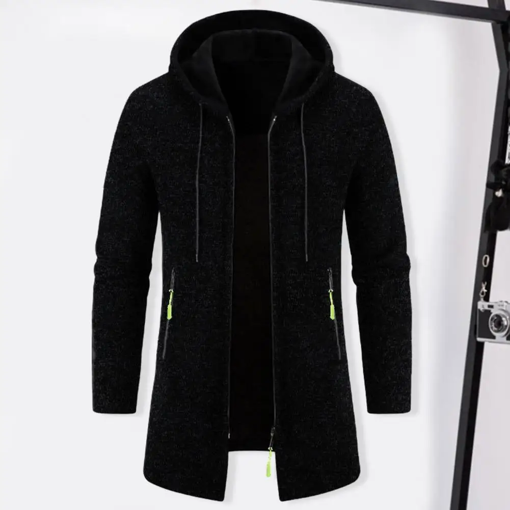 2023-New-Nen-s-Winter-Hooded-Sweater-Solid-Color-Jacket-long-HJooded ...