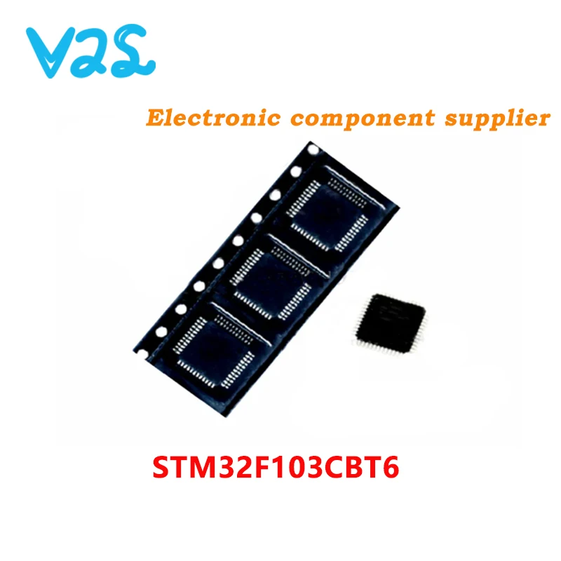 

100% New STM32F103CBT6 STM32F103CB 32F103CBT6 STM32F103 128KB QFP-48