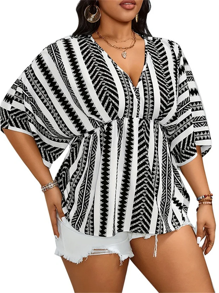 Sexy Blouses Plus Size Tops Xl-5xl Wholesale Long Sleeve Shirts for Women Loose Casual Irregular Hem Mesh Outfits Dropshipping