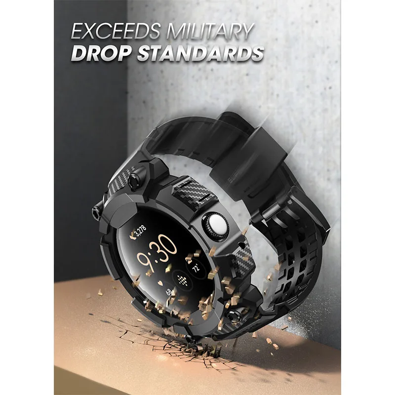 Фото SUPCASE Для Google Pixel Watch (2022)/Pixel Watch 2 (2023) Чехол 41 мм UB Pro Прочный защитный чехол для часов с ремешком №5