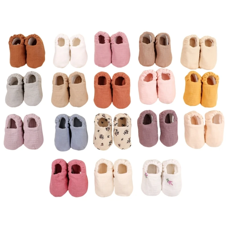 Cosy Baby Booties First Walker Cotton Soft Socks Shoes for Newborns Boys Girls