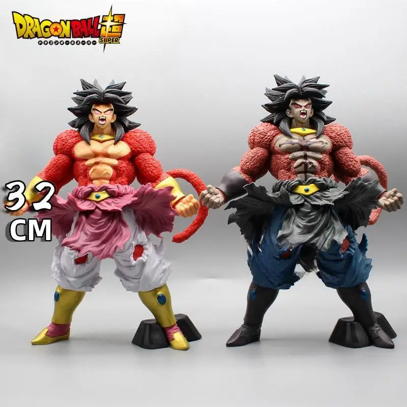 2023 Nuovo 32Cm Super Dragon Ball Heroes Figure Broly Ssj4 Broly Dark Pvc Action Figures Modello Statua Regali Per I Migliori Giocattoli