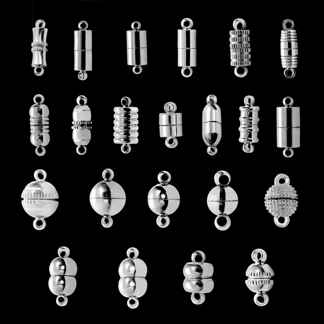 20Pcs Strong Magnetic Clasps for DIY Necklace Bracelet Jewelry Findings  12*6mm