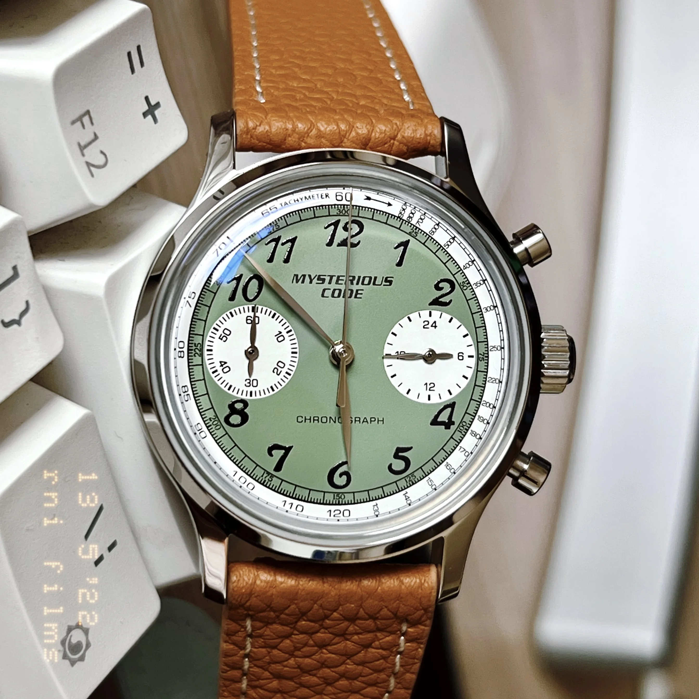 35mm-Vintage-Homage-Watch-Japan-VK64-Chronograph-waterproof-5Bar-316L ...