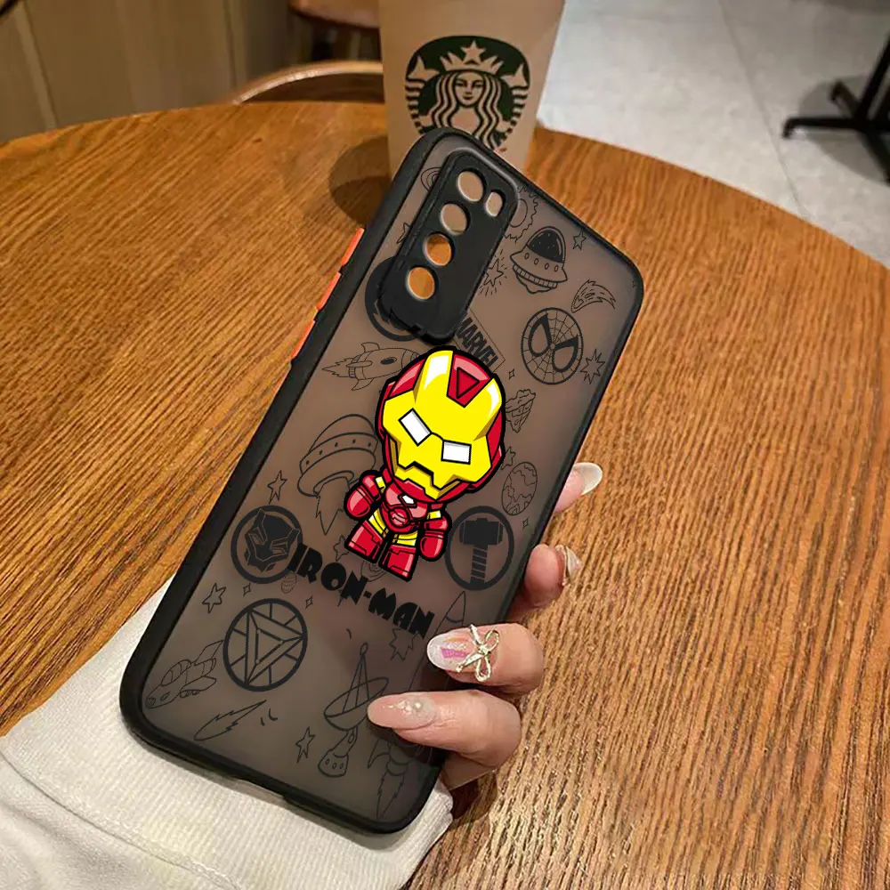 thumbnail image 1 of Matte Case for Huawei NOVA Y70 10 9 8SE 8 7SE 7I 7 6 5I 5 4 4G 5G Case Funda Coque Capa Shell Cover Marvel Avengers Heroes Space, 1 of 5