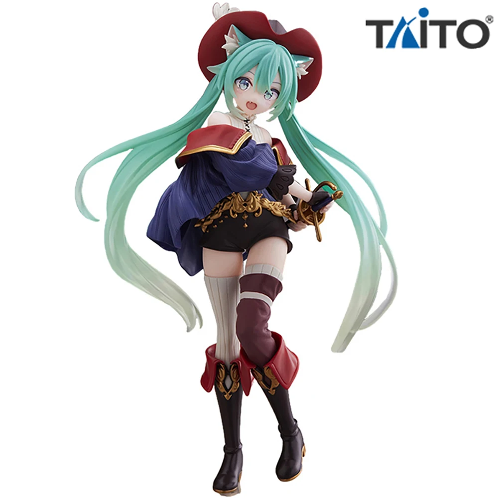 

Taito Hatsune Miku Puss in Boots Ver. Anime Figure Collectible Model Toys