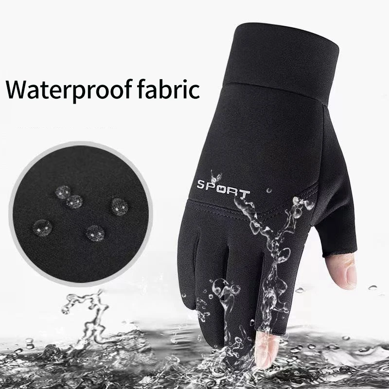 Winter Fishing Gloves Universal Anti-slip Touchable Screen for Men and Women