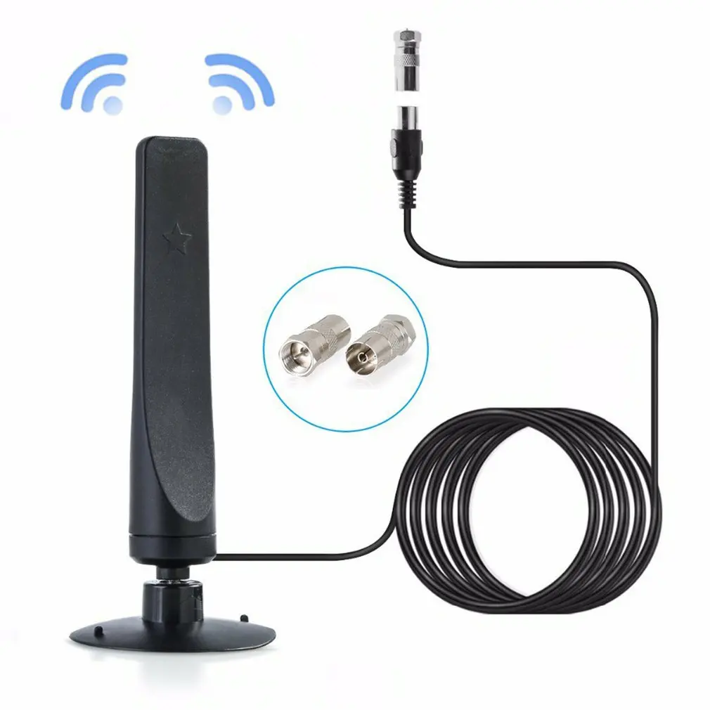 Antenna TV digitale amplificata per interni HD 270 miglia Ultra HDTV con risposta amplificatore