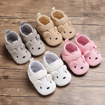1Pair Infant Walking Shoes Breathable Design Warm Dry Comfortable Durable Supple Sole Fashionable Easy Match Autumn Baby Shoes