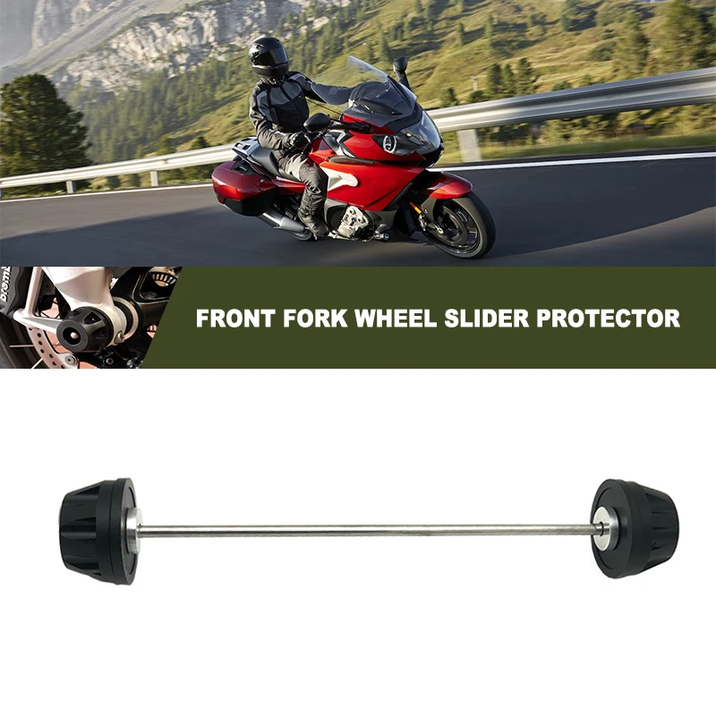 

Crash Slider Pad Front Axle Fork Wheel Protector For BMW K1600GT K1600 GTL K1200GT K1200R K1200S K1200 sport K1300GT Motorcycle