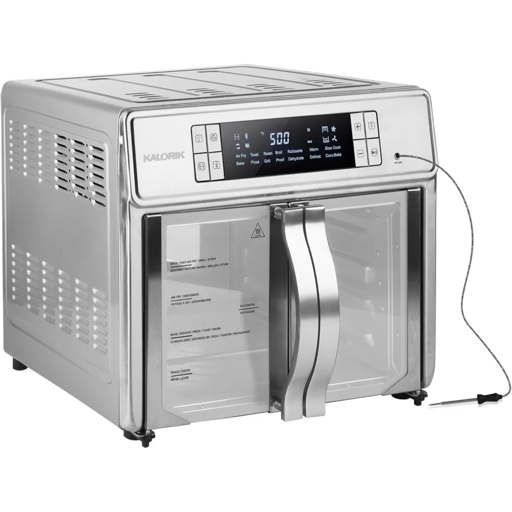 26-Quart Air Fryer Oven w/Digital Controls Easy-View Door and 14 Cooking Presets, 1700-Watts, Stainless Steel