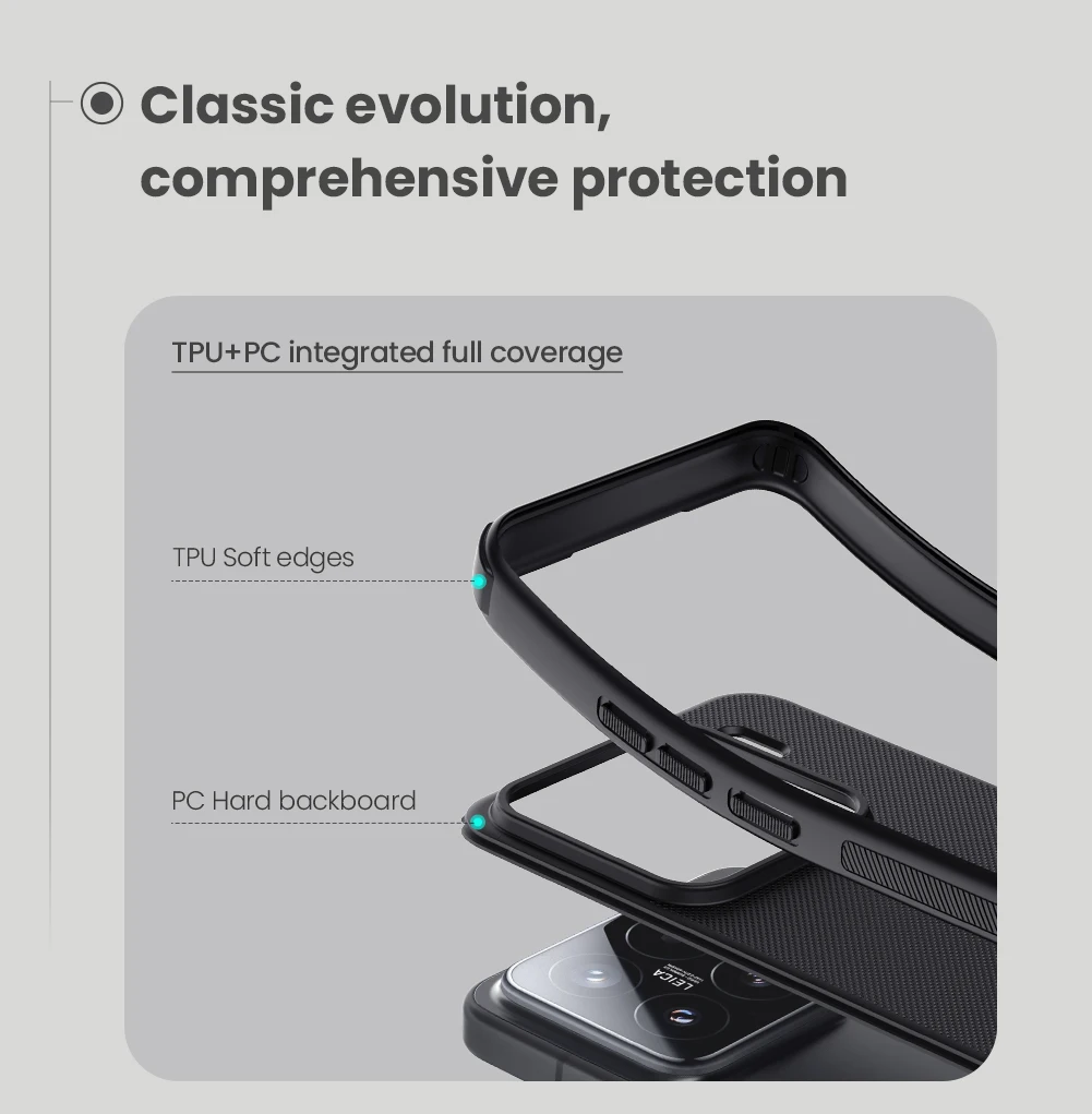 for Xiaomi Mi 15 5G  Case Nillkin Super Frosted Shield Ultra-Thin Hard for Magsafe Magnetic Slim Soft Edge Back Cover 4