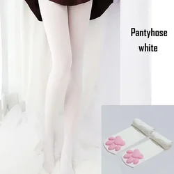 Plush Cat Claw Design Silk Thigh - High Stockings - Playful Fashion Accessories - As shown (White1)