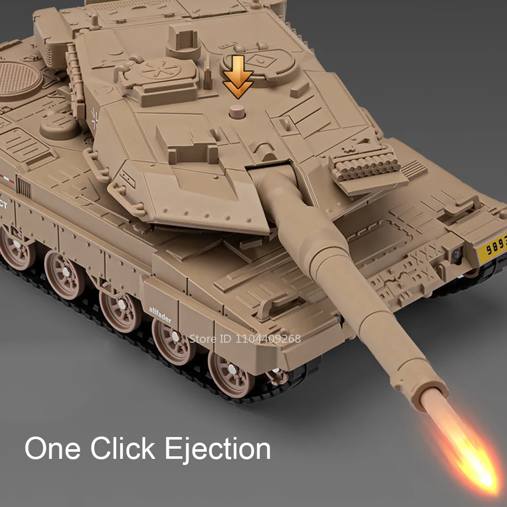 1:36 Leopard 2 Main Battle Tank Model Toy Alloy Die-cast Off-road