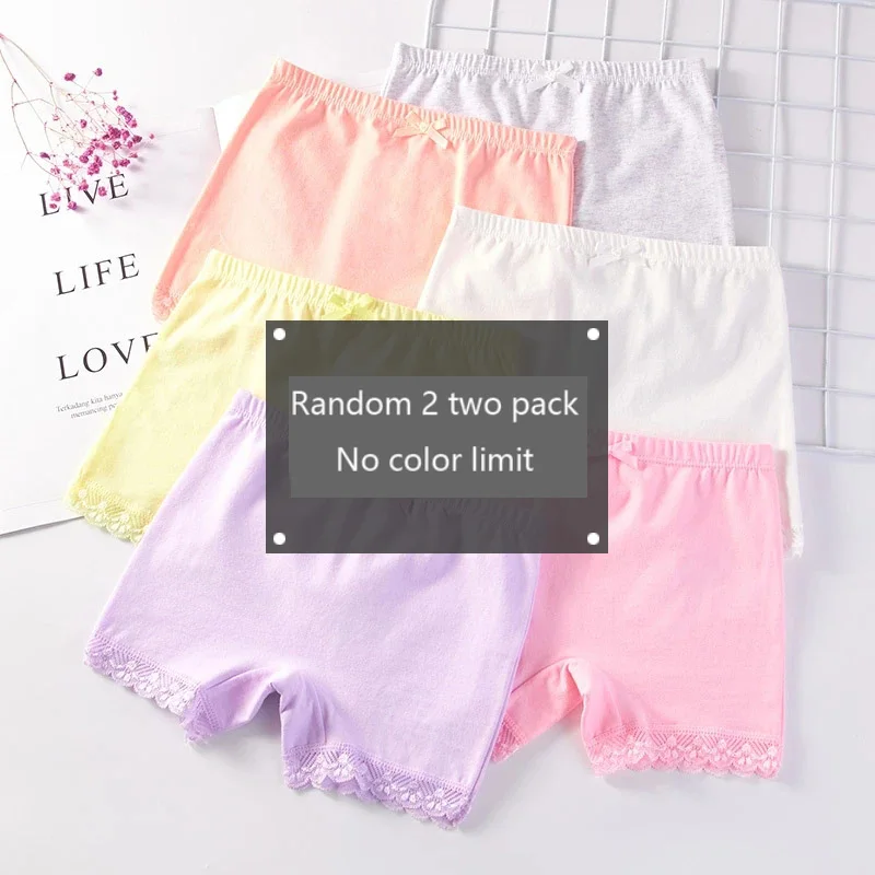 2pcs2022SummerGirlsPantiesSafetyAntiglareCuteandSweetBoxer