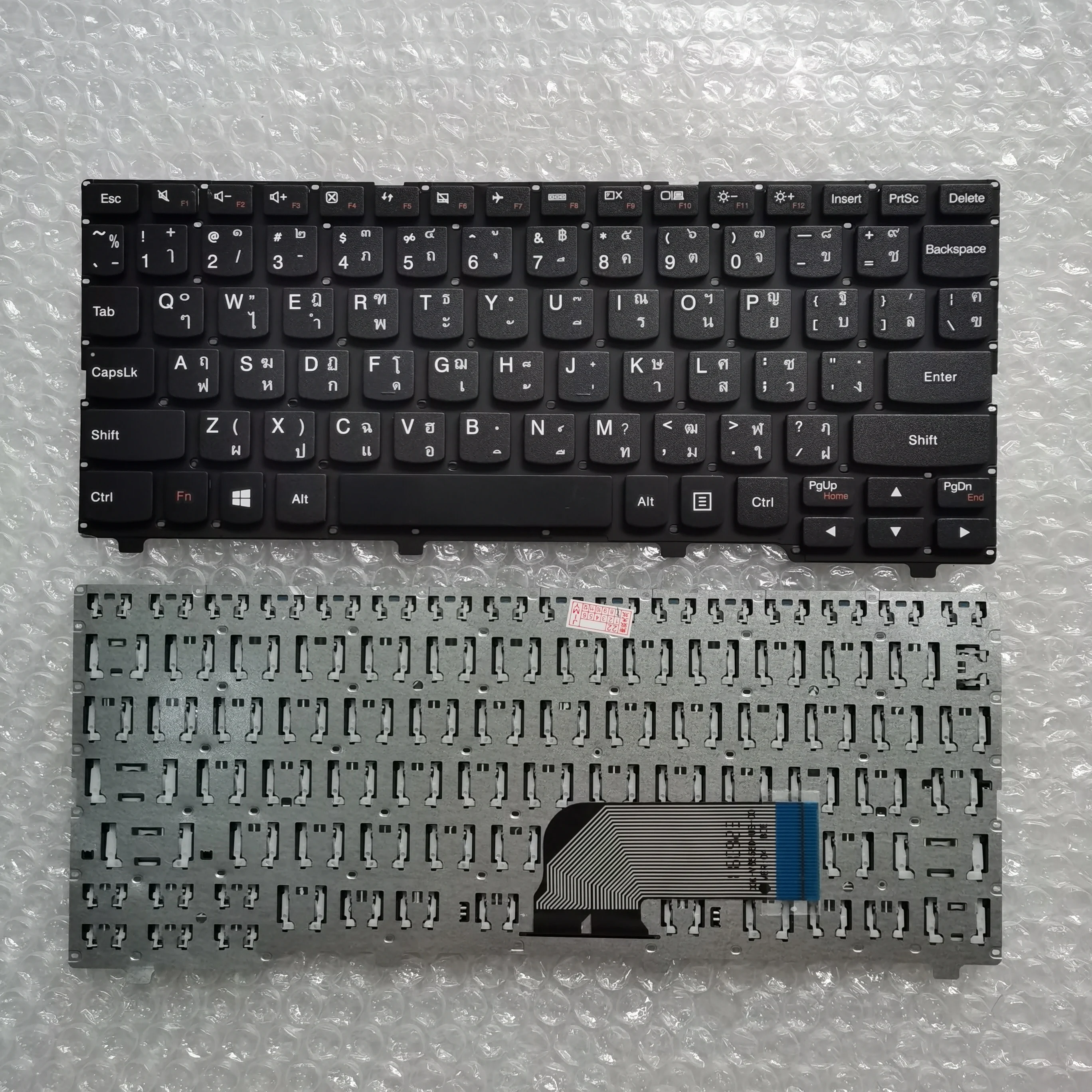 

XIN для Lenovo IdeaPad 100S-11IBY английская клавиатура для ноутбука без рамки черная с белой печатью TI