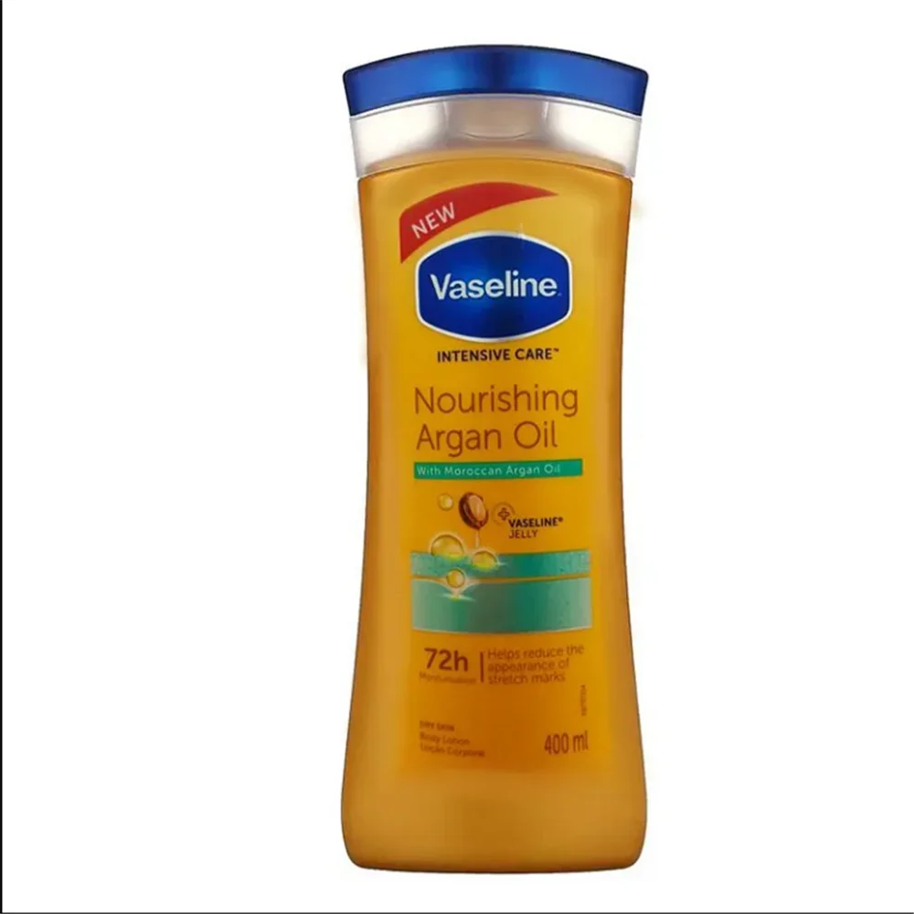 400ml Vaseline Body Milk Niacinamide Whitening Brightening Body Milk Autumn and Winter Improve Rough Chicken Skin