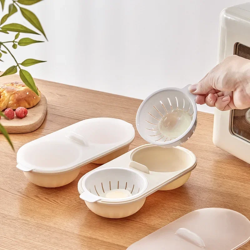 Egg Poachers Egg Boiler Cup Skillet Kitchen Steamed Cooker Set
