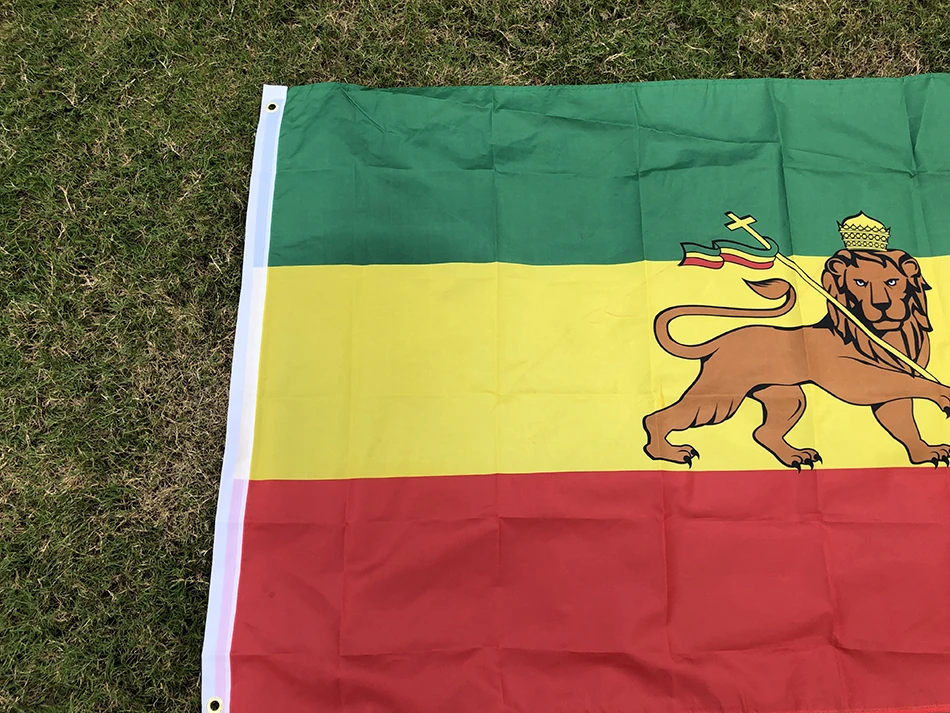 SKY FLAG Ethiopia flag 90x150cm high quality polyester hanging Judah Lion Ethiopian Lion of Judah Flag for home decoration