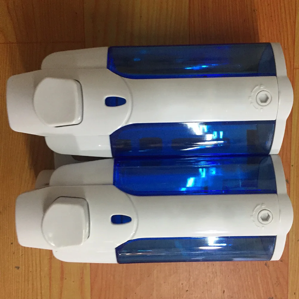 เครื่องจ่ายสบู่ติดผนังขนาด 350 มล. หัวเดียว แบบกดด้วยมือ สำหรับสบู่เหลว โลชั่น แชมพู ใช้ในห้องน้ำ ห้องครัว โรงแรม ร้านอาหาร ผลิตจากพลาสติก ABS 1