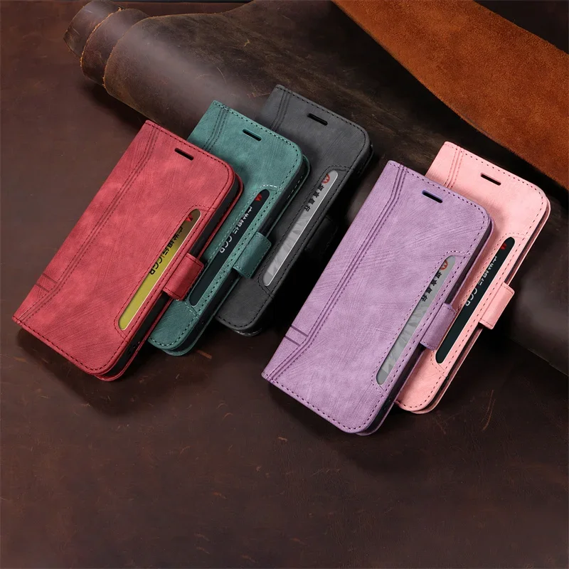 Leather Case For Xiaomi Poco X6 F6 M6 F5 M5S M4 F3 M3 X5 X4 Pro 5G X3 NFC C65 11T 12T 12 Lite 12X Flip Wallet Book Case Cover leather phone case