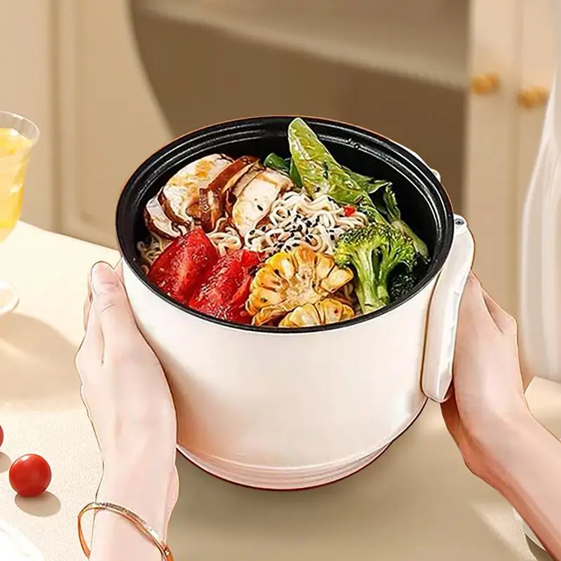 Ramen Cooking Pot Electric Lazy Pot Noodle Mini Hot Portable Electric Ramen Cooker Multifunctional Mini Rapid Noodle