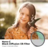 K&F Concept Black Mist Diffusion 1/8 Filter 49/55/67/72/77/82mm With 18 Multi-Layer Coatings For Video/Vlog/Portrait Photography 2