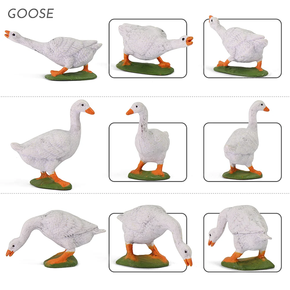 pces pintados escala pvc modelo pintados pato galinha galinheiro ganso escala animais domésticos aves modelo ferroviário layout