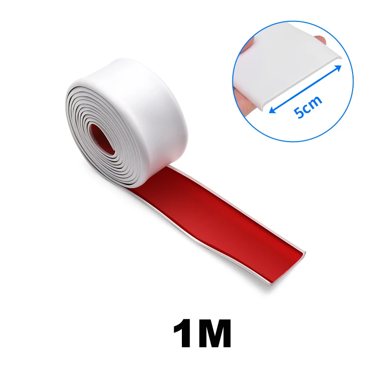 Universal Rubber Side Skirt Edge Guards - Anti-Scratch Car Protector Bumpers