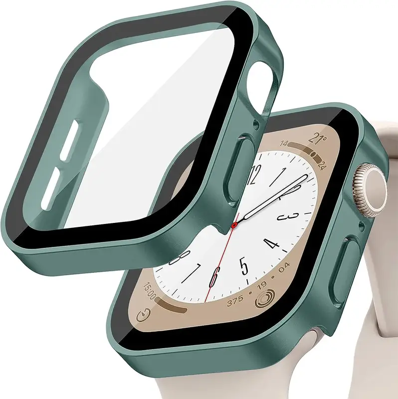 Tempered Glass+Cover For Apple Watch 11 10 9 8 7 46mm 42mm PC Bumper Screen Protector Case iWatch Series 7 6 5 4 SE3 44 40 45mm - Image 16