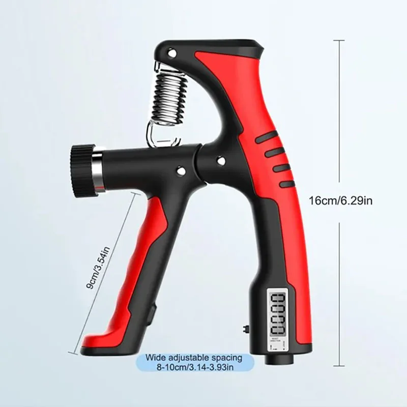 Electronic Smart Counting Hand strengthener finger trainer finger strength trainer forearm exerciser hand grip trainers hand grip exerciser hand exerciser hand trainer Adjustment Exercise Power Strengthening Pliers Spring Finger Pinch Wrist Training 10-100KG
