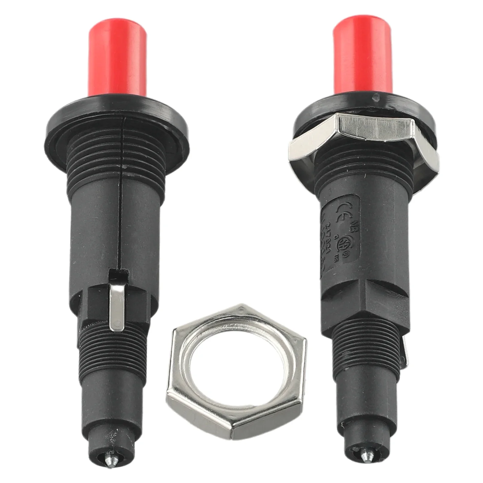 Brand New Gas Heater Push Button Replacement Parts Spark Plug 2PCS Ceramic Igniter Piezo Igniter Diameter 2.6cm