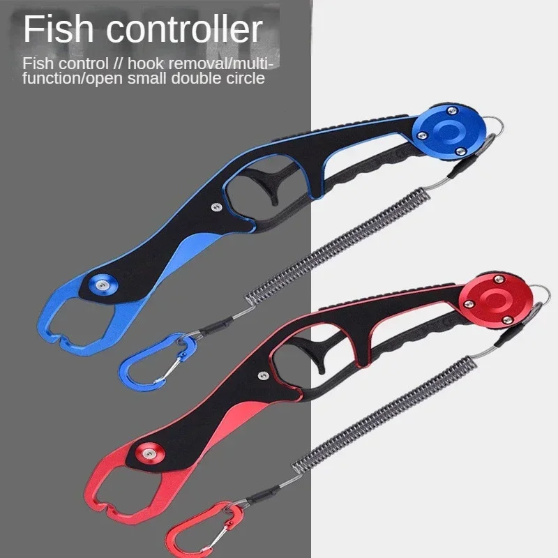 

Portable Light Aluminum Fishing Tools Fish Lip Grip Fishing Gripper Grabbber Fishing Tool 50kg Loading Fishing Pliers